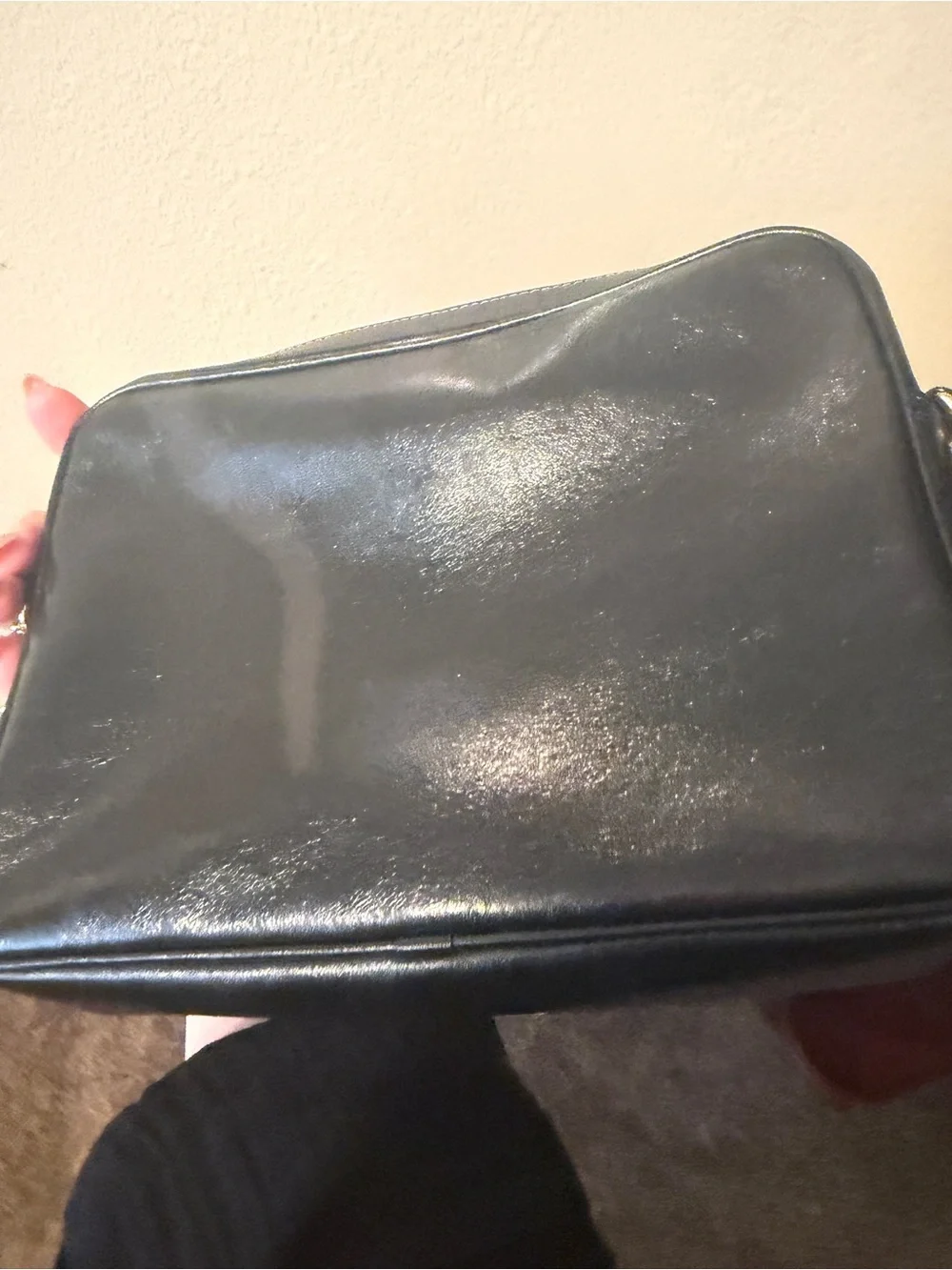 Coach compact leather